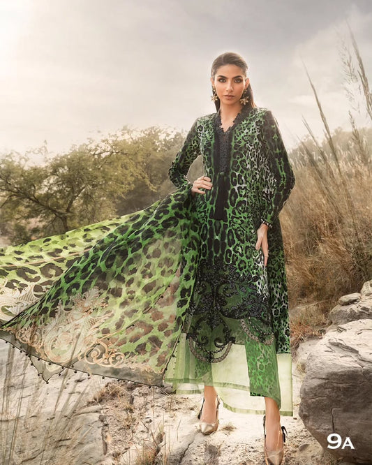 Maria B MPrints Linen 9A