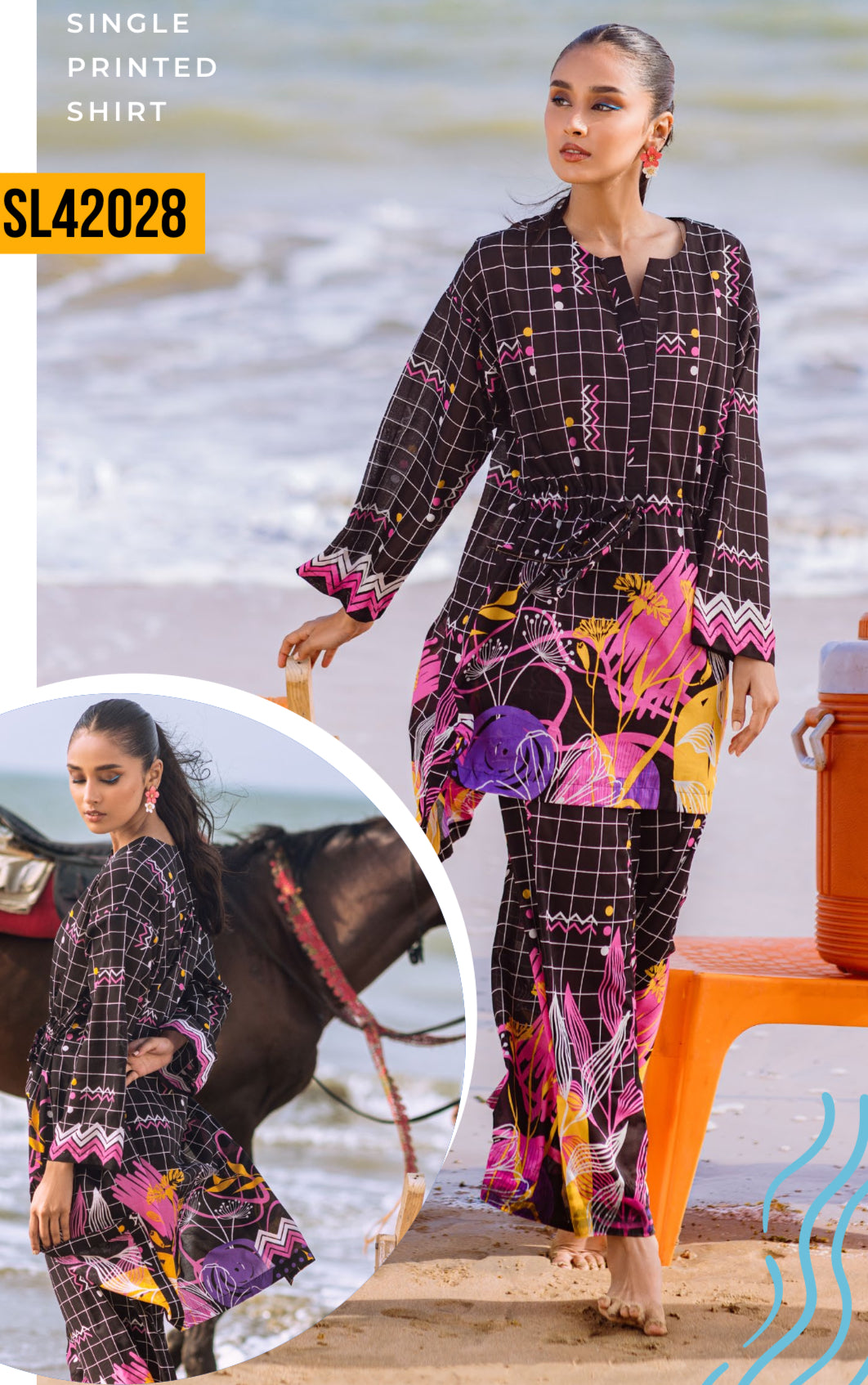 Single Kurti Gul Ahmed Yolo SL42028