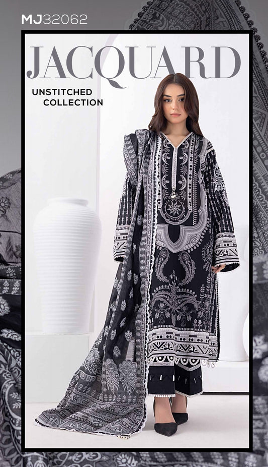Gul-ahmed Black and white Collection 4